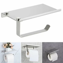 Нержавеющая сталь Туалет Бумага держатель мобильного телефона стеллаж для хранения набор винтов