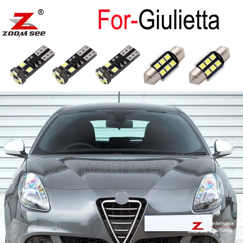 11 шт. x идеальный светодиодный светильник без ошибок + купольный для Alfa Romeo Giulietta 940