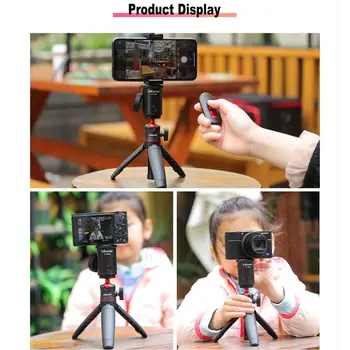

360 Rotation Electric Ballhead Tripod Head DSLR Camera Tripod Head for GoPro Action Camera