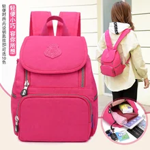 Стильный женский нейлоновый рюкзак в европейском и американском стиле, женская сумка с цветочным принтом, водонепроницаемая нейлоновая сумка, повседневный рюкзак