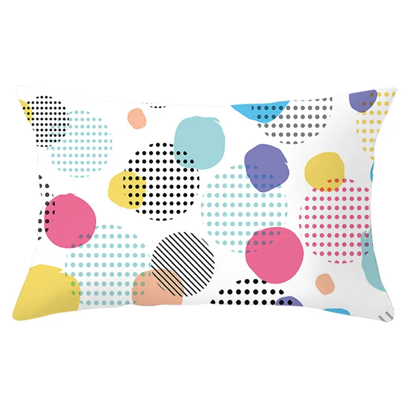 Fuwatacch геометрический узор наволочка красочная стиль пледы Декоративные Чехлы для подушек для домашнего украшения, наволочки для подушек, 30*50 см - Цвет: PC12599