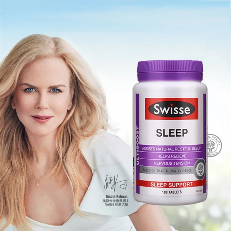Таблетки с травами для сна Swisse антивозрастное напряжение раздражение