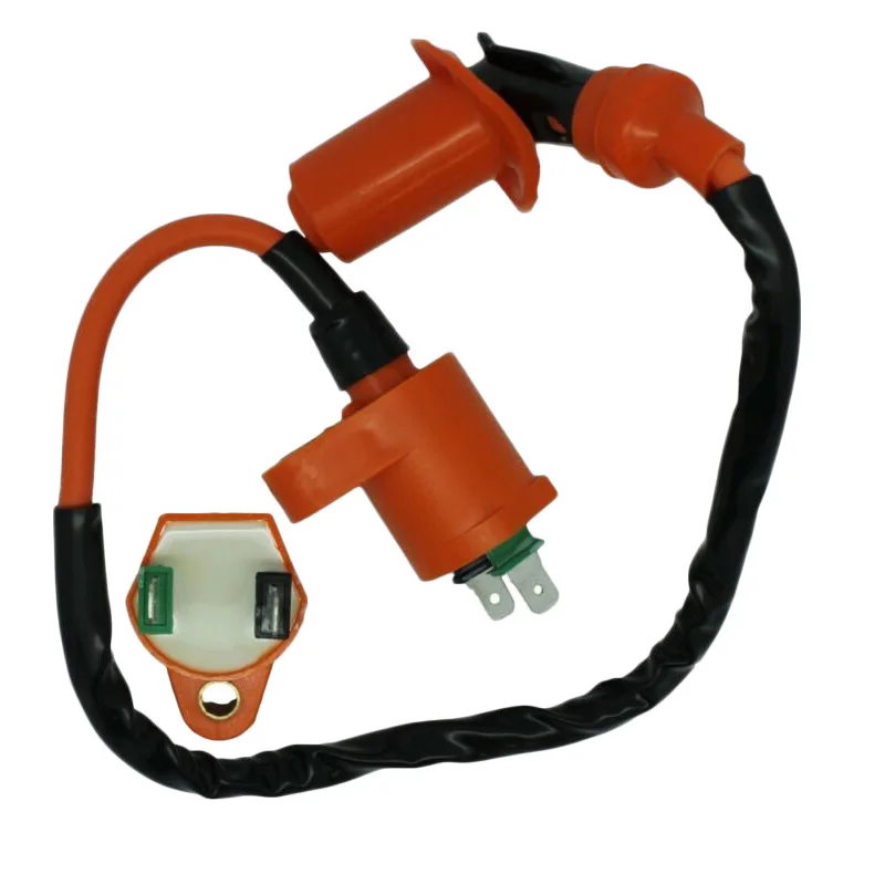 High Voltage Ignition Coil for GY6 50CC 150CC Scooter ATV Go Kart Parts Plastic+ Metal Ignition Coil