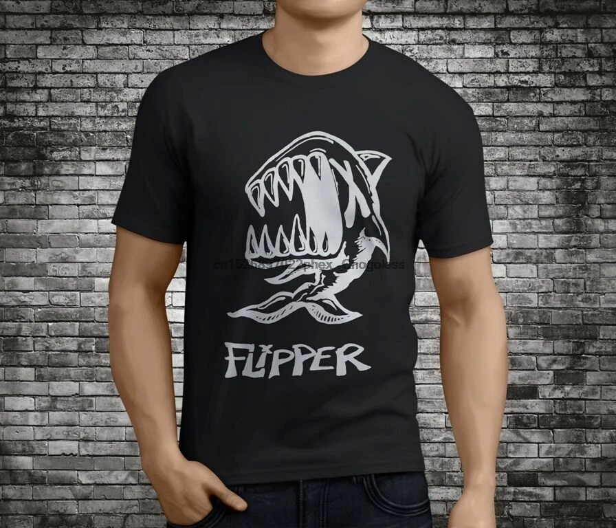 Новая Черная футболка FLIPPER LOVE в американском стиле панк-рок размер S-3XL | Мужская