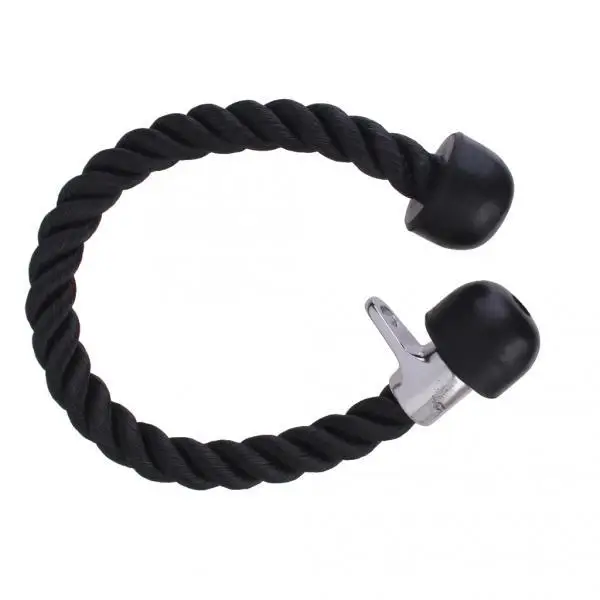 Tricep Rope Push Pull Down Press Multi Gym Bodybuilding Cord Attachment for Home or Gym Use Fitness Exercise Body Equipment