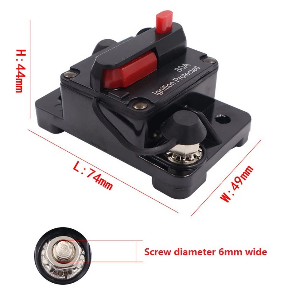 30A-300A AMP Circuit Breaker Fuse Reset 12-48V DC Car Boat Auto Waterproof circuit breaker resettable fuse