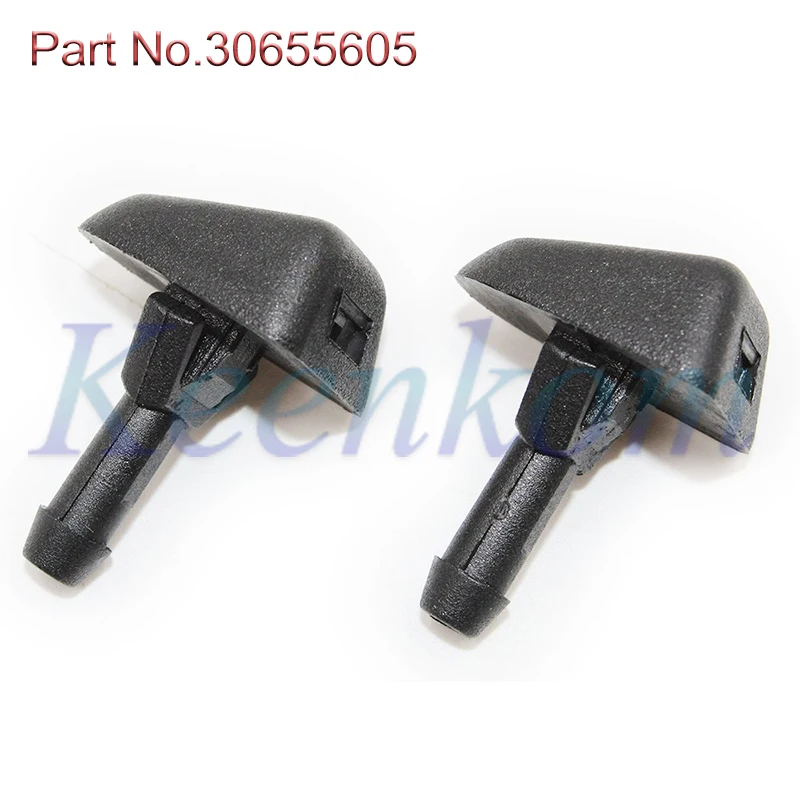 

2Pcs Windshield Washer Nozzle Squirter Jet 30655605 for Volvo 1998-2013 S80 C70 S40 XC90