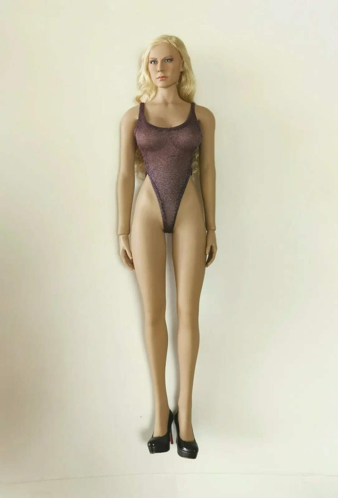

1:6th Figure Accessory Mesh Swimsuit Model For 12" female Body
