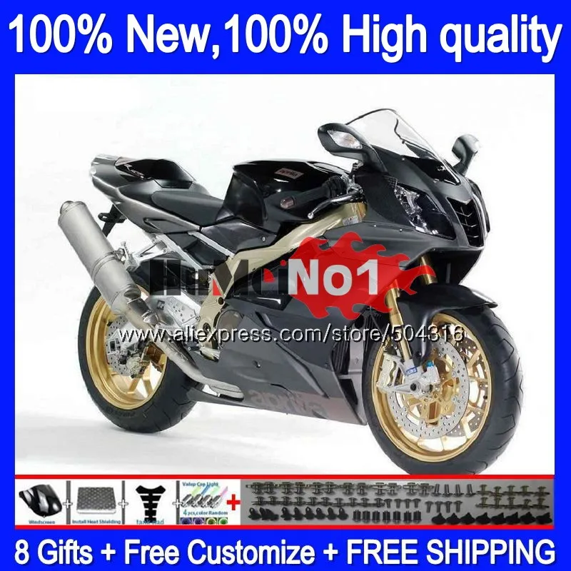 Средства ухода за кожей для Aprilia RSV1000R Mille RV60 RSV1000RR РСВ 1000 8MC. 19 RSV1000 R RR 2003 2004 2005 2006 03 04 05 06 серого и черного цветов, обтекатель