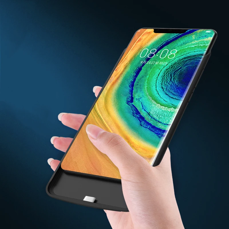Для huawei mate 30 Pro power bank чехол с зажимом для аккумулятора s Чехол для зарядки mate 30 Тонкий Силиконовый противоударный чехол для зарядного устройства