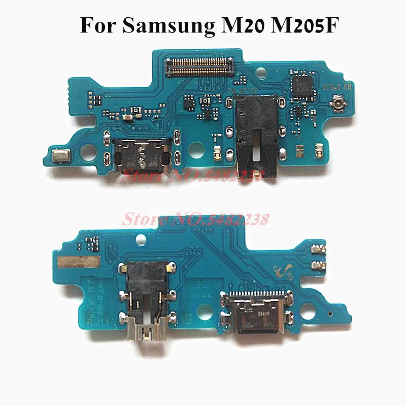 Оригинальный usb зарядный док-порт гибкий кабель для samsung M20 M205F зарядное