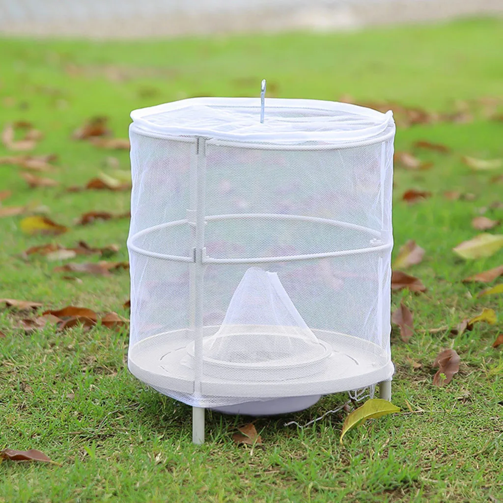 Flycatcher съемный красный Drosophila муха ловушка устройство Топ ловушка муха ОСА Насекомых ловушка для домашнего сада# T2