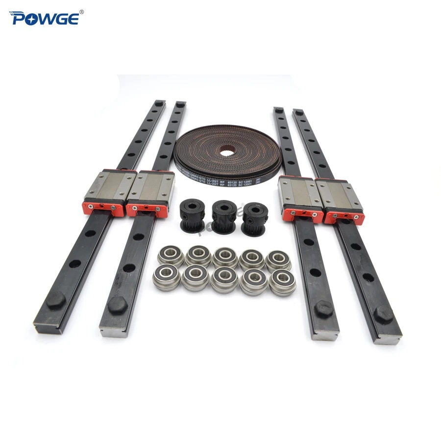 POWGE VORON Switchwire MOTION Kit GT2 LL 2GT RF 5 метров открытый ремень 20 зубьев линейный рельс MGN12H