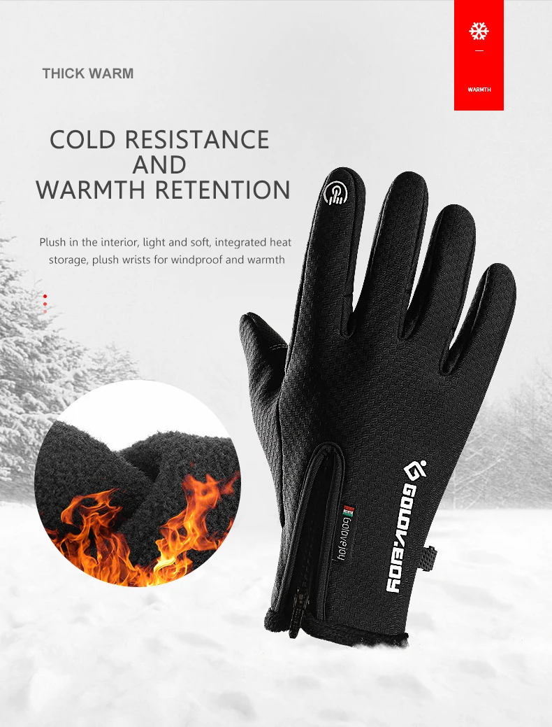 Новые перчатки классические тканые перчатки для верховой езды без пальцев с сенсорным экраном износостойкие Водонепроницаемые зимние теплые перчатки