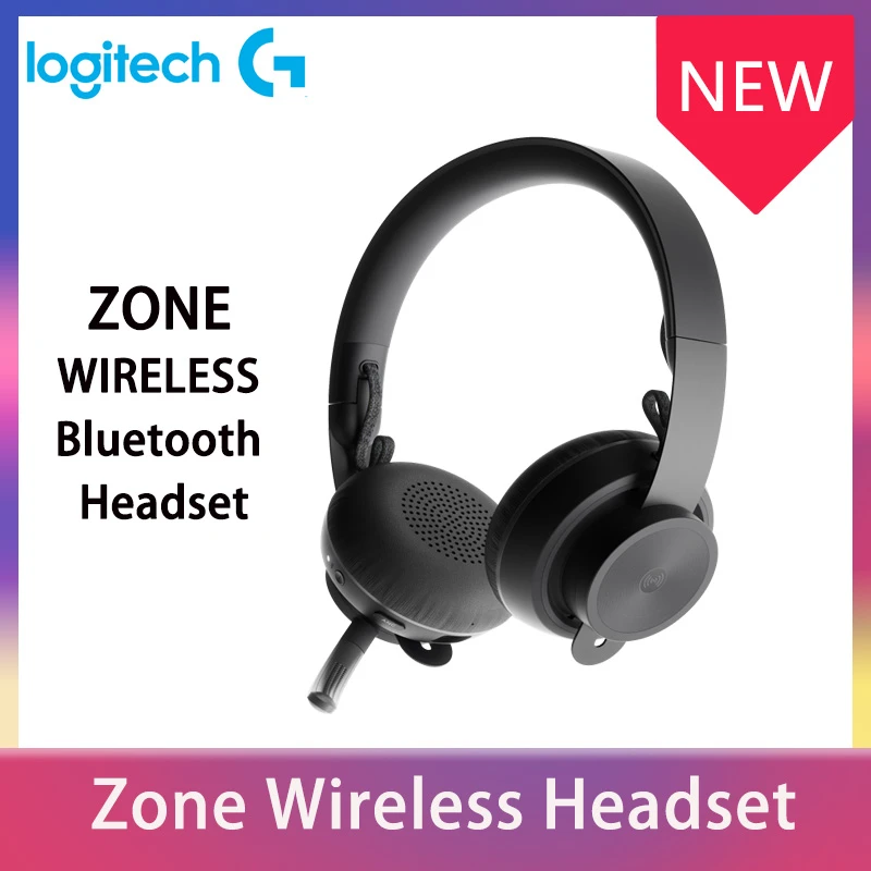 Original Logitech Zone Wireless Bluetooth Headset Auriculares Logitech Gaming Headphone New Products Of Logitech For Gamer Home Headphone Headset Aliexpress