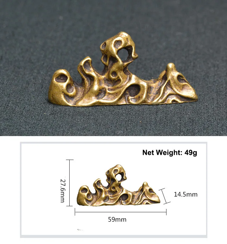 Bronze Miniature Mountain Micro Landscape Decorations (2)