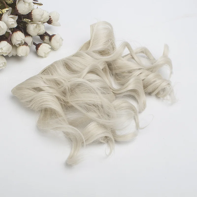 1/3 1/4 кукла 1/6 парик ручной работы материалы высокотемпературные волокна вьющиеся волосы для BJD jd американские куклы DIY аксессуары