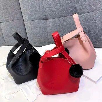 

Women's Fashion Vintage Solid Color Handbag Casual Large Capacity Shoulder Bag Leather Backpack Bag Mobile Phone Bag