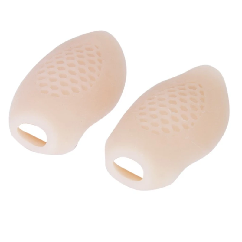 

1 Pair of Gel Toe Protectors/Bunion Guard/Pain Relief for Little Toes---Nude