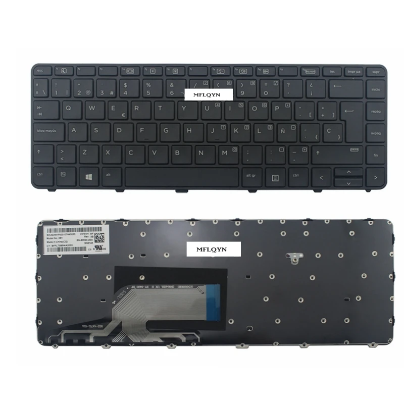 Новая Черная испанская клавиатура для HP ProBook 640 G2 645 SP|Клавиатуры замены| |