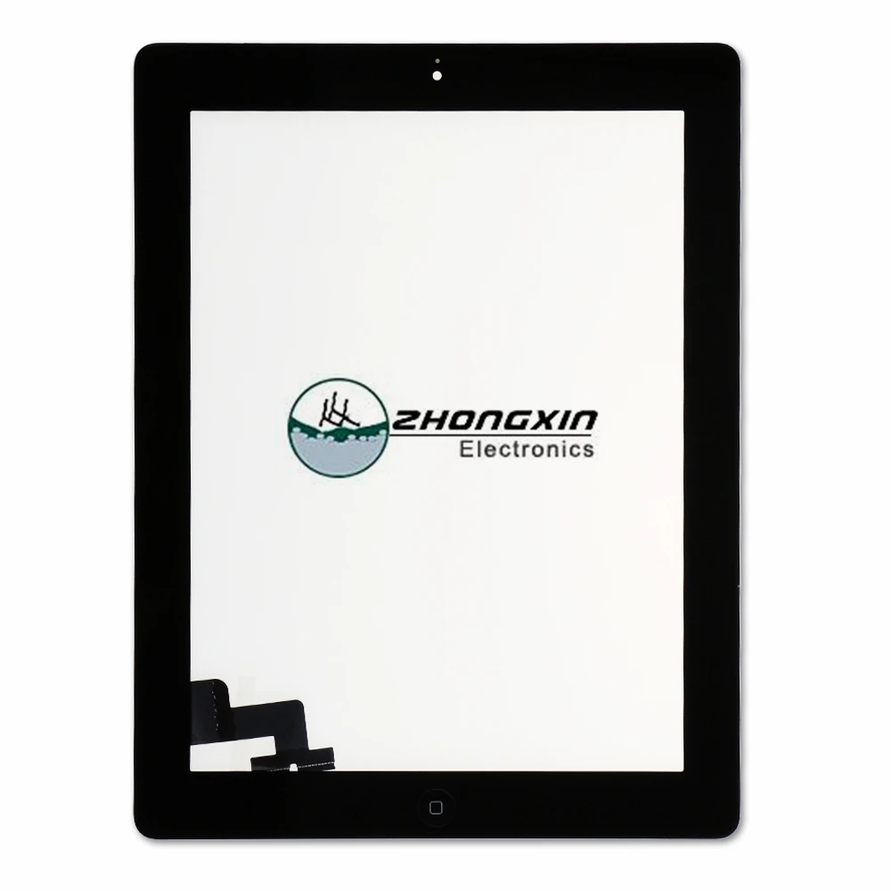 

AAA Quality Screen with Adhesive For Ipad 2 Touch Screen Connector sensor Digitizer Front-Glass-Panel Replacement