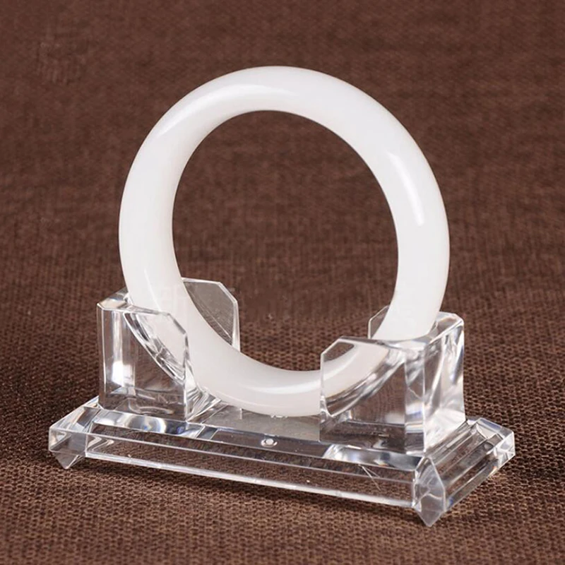 

Clear Jewelry Bracelet Display Holder Bangle Organizer Rack Acrylic Bracelet Display Collar Stand Holder Practical Use Tool