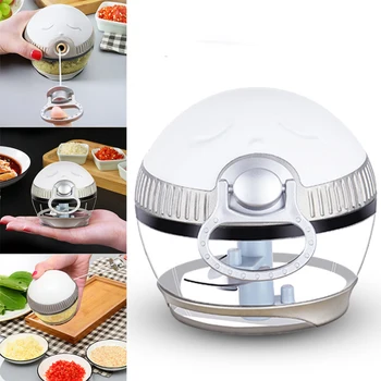

Multifunction Mini Hand Pull Vegetable Fruit Twist Shredder Manual Meat Grinder Chopper Garlic Cutter for Dropship