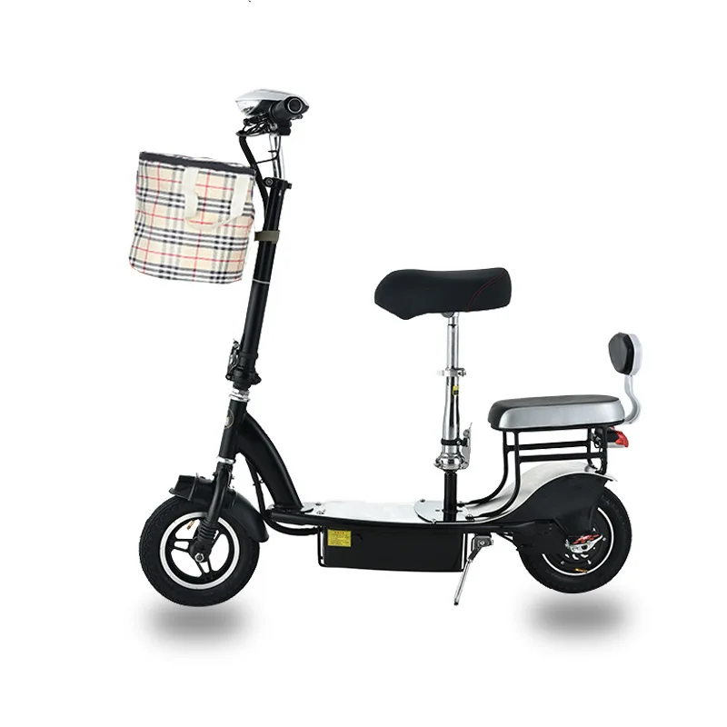 

Electric Scooter Adult 10-Inch Mini Two-wheeled Vehicles Small E-Bike Foldable Support