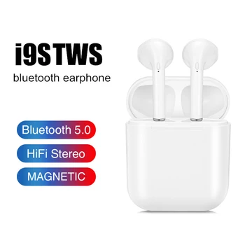 

i9s Tws Headphone Wireless Bluetooth 5.0 Earphone Mini Earbuds With Mic Charging Box Sport Headset For Smart Phone