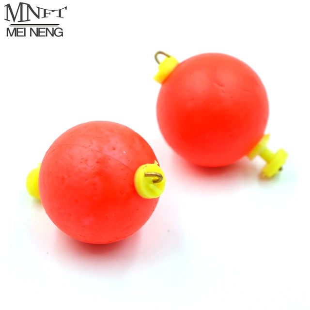 MNFT 10Pcs Foam Float Classic Fishing Bobber Round / Oval Type