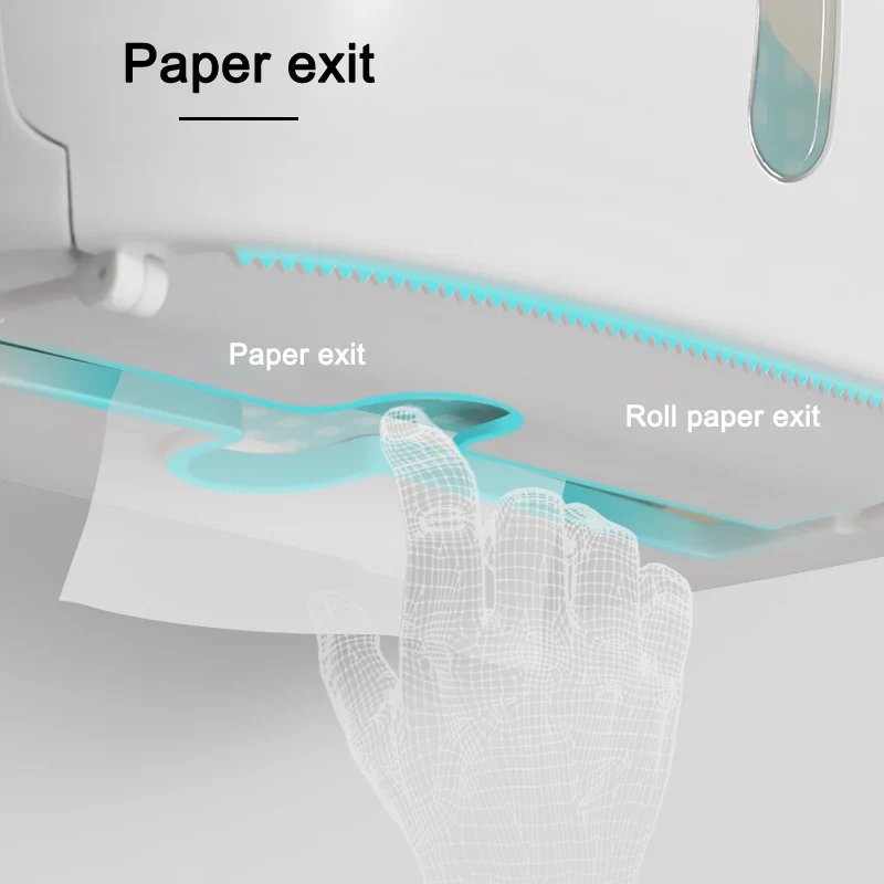 Двухслойный Бесплатный Пробивной водонепроницаемый держатель для туалетной бумаги настенный самоклеющийся коробка для салфеток PI669