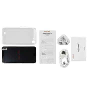 

OUKITEL K4000 Plus 5" HD 4100mAh Battery Fingerprint 2GB+16GB 2.5D Curved Screen Quad-Core 1.3GHz Phone UK Plug