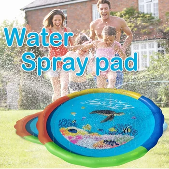 

Outdoor Lawn Water Cushion Baby Kids Spray Sprinkler Water Game Pad Fountain Toy Games Beach Lawn Sprinkler Pads