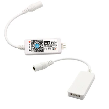 

WIFI RGB RGBW LED Controller With IR Remote Control For DC 12V RGB LED Strip Light LED Modules light