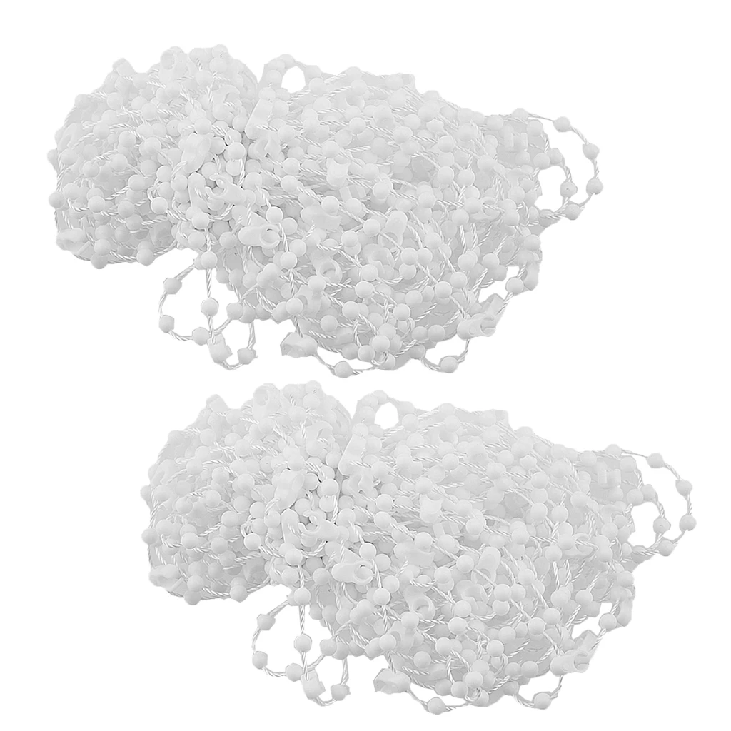 2Pcs 10m 3.5'' (89mm) Links Vertical Blind Bottom Chain - Blinds Beaded Chain Cord- Professional Vertical Blind