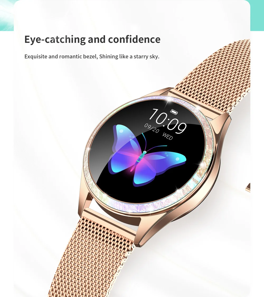 LEMFO IP68 Водонепроницаемые Смарт-часы для женщин сердечный ритм кровяное давление мониторинг сна напоминание о сообщениях лучший подарок для Android IOS