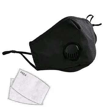 

Reusable Dustproof ma$k Dust ma$k PM2.5 Windproof Foggy Haze Pollution Respirator Valve Breathable Face Protective