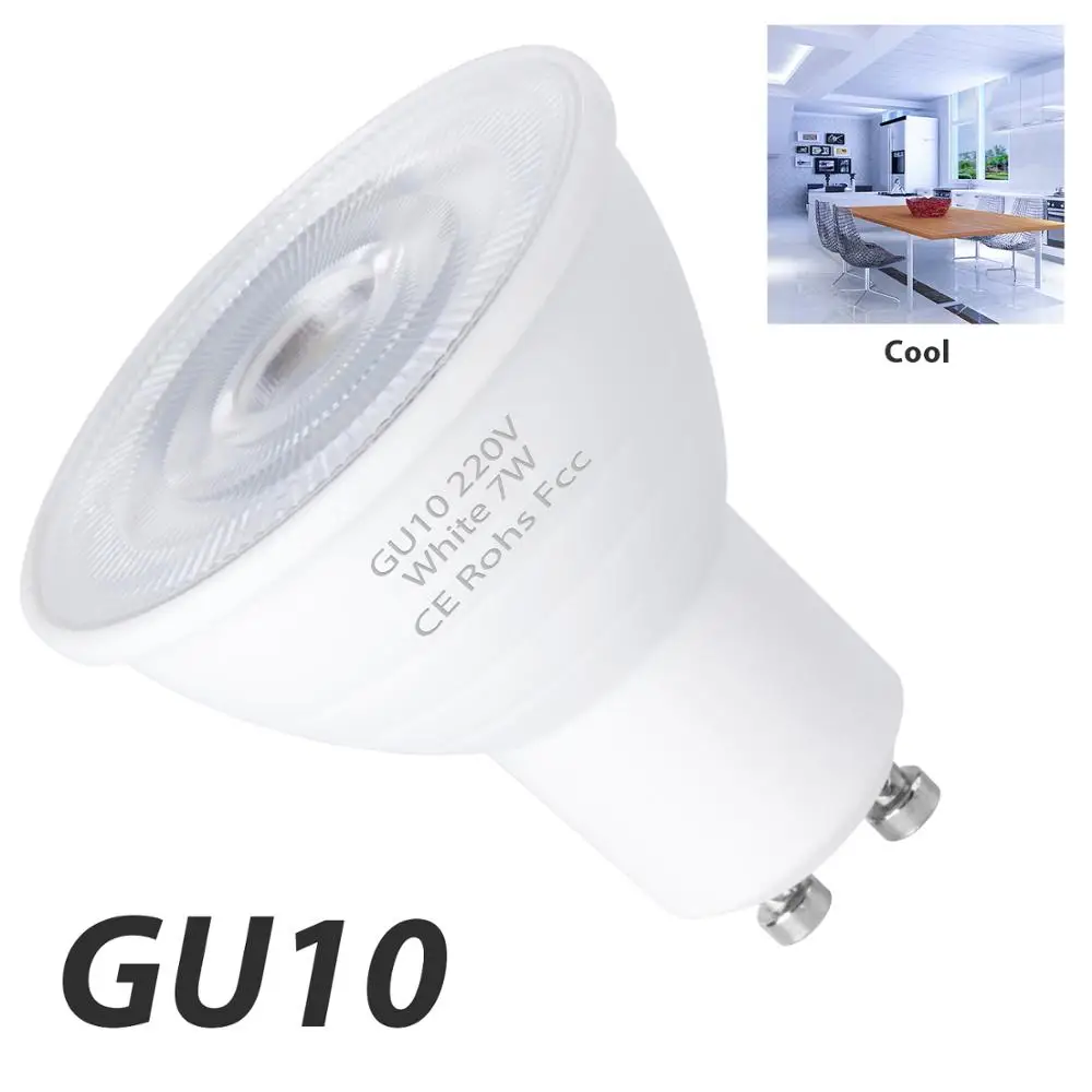 

WENNI Spotlight E14 Light Bulb LED GU10 Spot Light MR16 LED Bulb 5W Bombilla E27 LED Lamp 7W GU5.3 220V Energy Saving Lighting