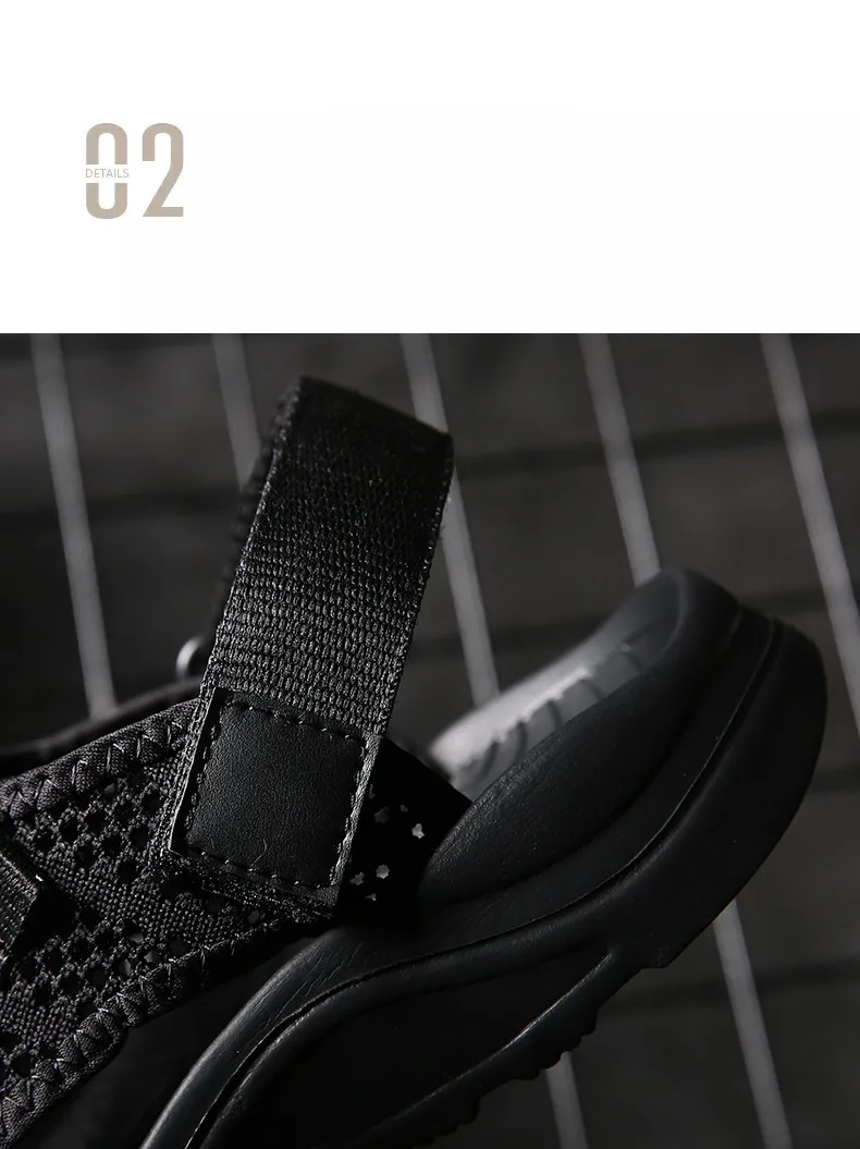 Summer Men's Sandals Beach Shoes Breathable Casual Beach Shoes Lightweight Soft Bottom Outdoor Sandals Breathable Men Sandals (5)