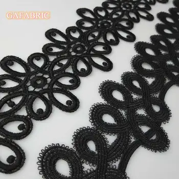 

Embroidered Lace-Trim 7-8 cm Wide Applique Milk silk lace for Clothes Home Textiles Apparel Sewing Strip Trimmings Lace Fabric