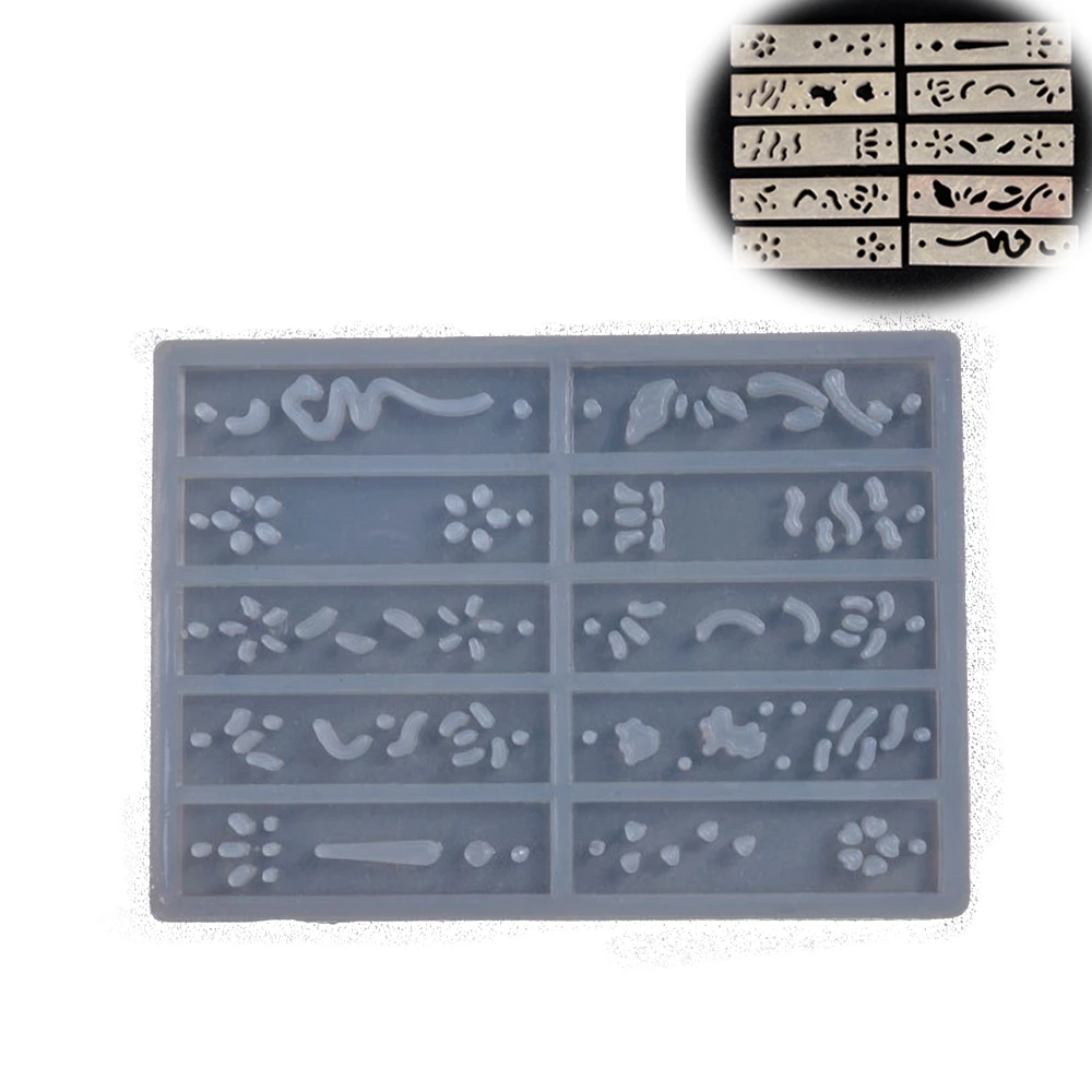 1pcs Silicone Mold Jewelry Mould Hollow Earrings Pendant DIY Handmade Earring Tools Charms Epoxy Resin Molds | Украшения и