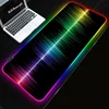 Lumière LED tapis de bureau grand ordinateur tapis de souris moyen 60x30 80x30 90x40cm RGB rétro-éclairage clavier couverture clavier Mause tapis de souris de jeu ► Photo 1/6