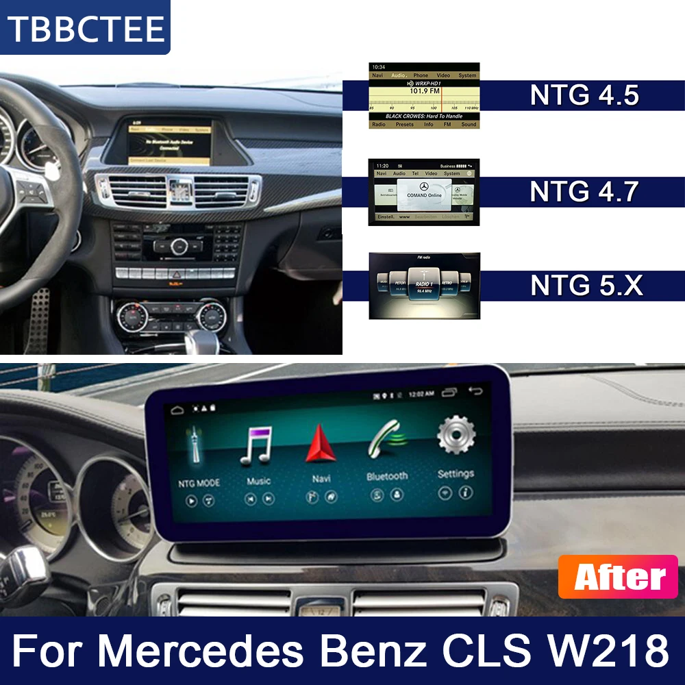 10,25 дюймов 4G+ 64G Android для Mercedes Benz MB CLS W218 2010~ NTG автомобильный мультимедийный плеер gps-навигатор Зеркало Ссылка