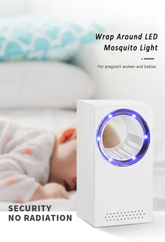 

Anti Mosquito Lamp Killer Trap Photocatalysis USB Electric Fly Bug Zapper Mosquito Insect Killer LED Light for Home Indoor