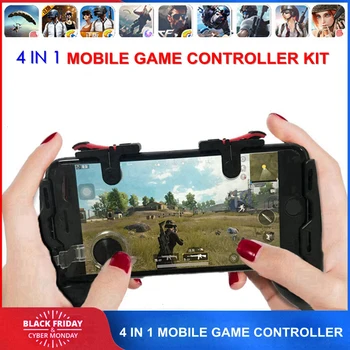 

Free Fire PUBG Mobile Joystick Controller Gamepad PUGB L1 R1 Mobile Gaming Trigger Button L1R1 Shooter Phone Game Pad for iPhone