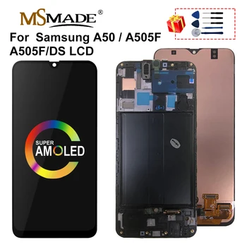 

6.4" Super AMOLED LCD For Samsung Galaxy A50 2019 A505F/DS A505F A505FD A505A LCD Display Touch Screen Assembly Replacement Part