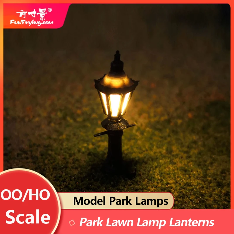 40 piezas de LED faroles farola ho/oo escala de modelo Park