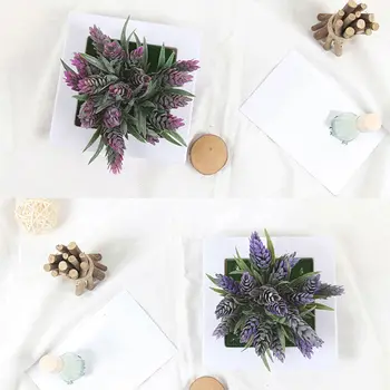 

Creative Simulation 3D Plants Country Style Wall Sticker Hanging Artificial Pastic Flower Picture Frames Store Decoration Gift