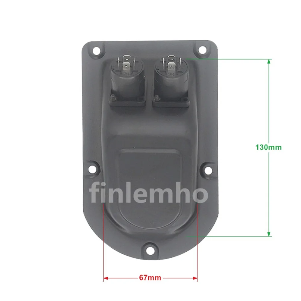 para alto-falante profissional, terminal de alto-falante duplo