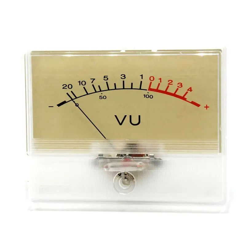 T-90 VU Meter DB Level Header Amplifier Chassis Audio Preamp With Backlight